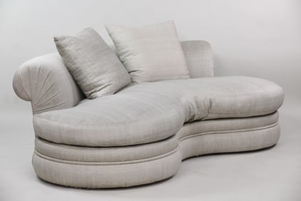 Postmodern Kidney Shaped Sofa, Kagan Style