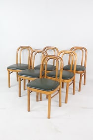 Set of 6 Mid-Century Modern Bentwood Chairs