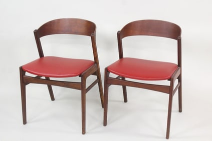 Pair of Danish Modern Dux Ribbon Back Chairs