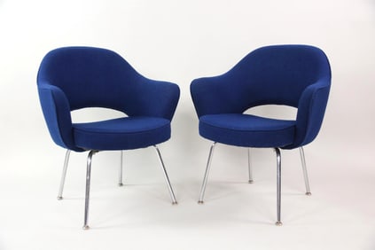 Pair of Eero Saarinen Executive Chairs, Knoll