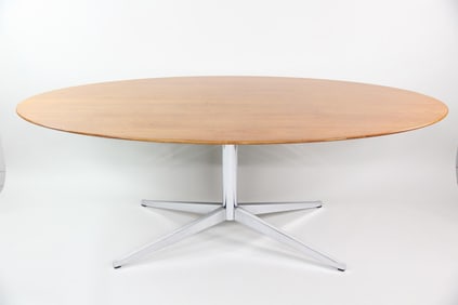 Oval Florence Knoll Executive Desk, Dining Table