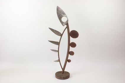 Brutalist Organic Metal Sculpture, Whitmore Boogaerts 2008, 1 of 2