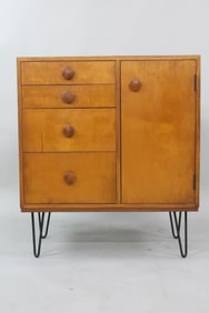 George Nelson Style Cabinet with Hairpin Legs