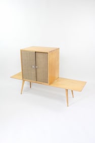 Modular Wooden Cabinet & Bench, Paul McCobb Planner Group
