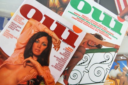 Large Lot of 48 Oui Magazine Issues, Adult Erotica 1972-1976