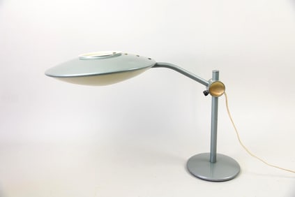 Dazor Mid-Century Modern Flying Saucer Desk Lamp