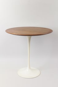 Wood Top Saarinen for Knoll Tulip Side Table