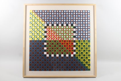 Alfred Jensen Portfolio#1 Screenprint 1973