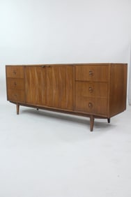 Diamond Front Dresser Credenza, American of Martinsville