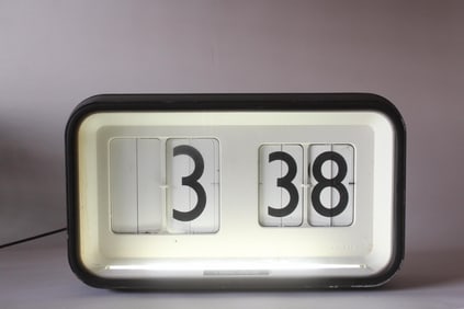 Italian Digital Clock Solari & C Udine, Gino Valle