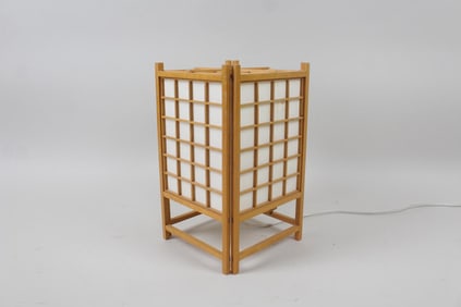 Mid-Century Modern Japanese Shoji Style Lamp