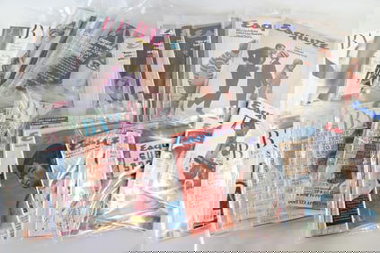 Lot of 33 Harper's Bazaar & Esquire Magazines, 1954-2013