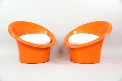 Pair of Skopa Lounge Chairs by Ole Gjerlov-Knudsen & Torben Lind