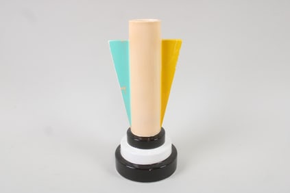 Vandor Memphis Style Postmodern Ceramic Vase