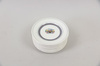 Collection of 11 Wedgwood Trentham Porcelain Floral Plates