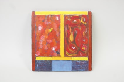 Clark Murray Abstract Painting, Primary Colors
