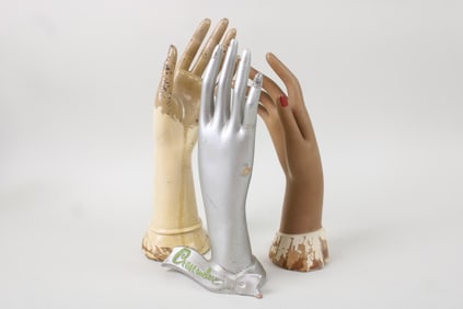 Group of 3 Composition Store Display Mannequin Hands