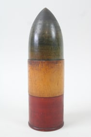 Wooden Dice Holder Shaped Like a Bullet