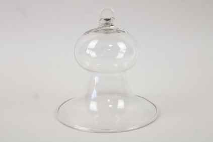 Victorian Sculptural Blown Glass Smoke Bell