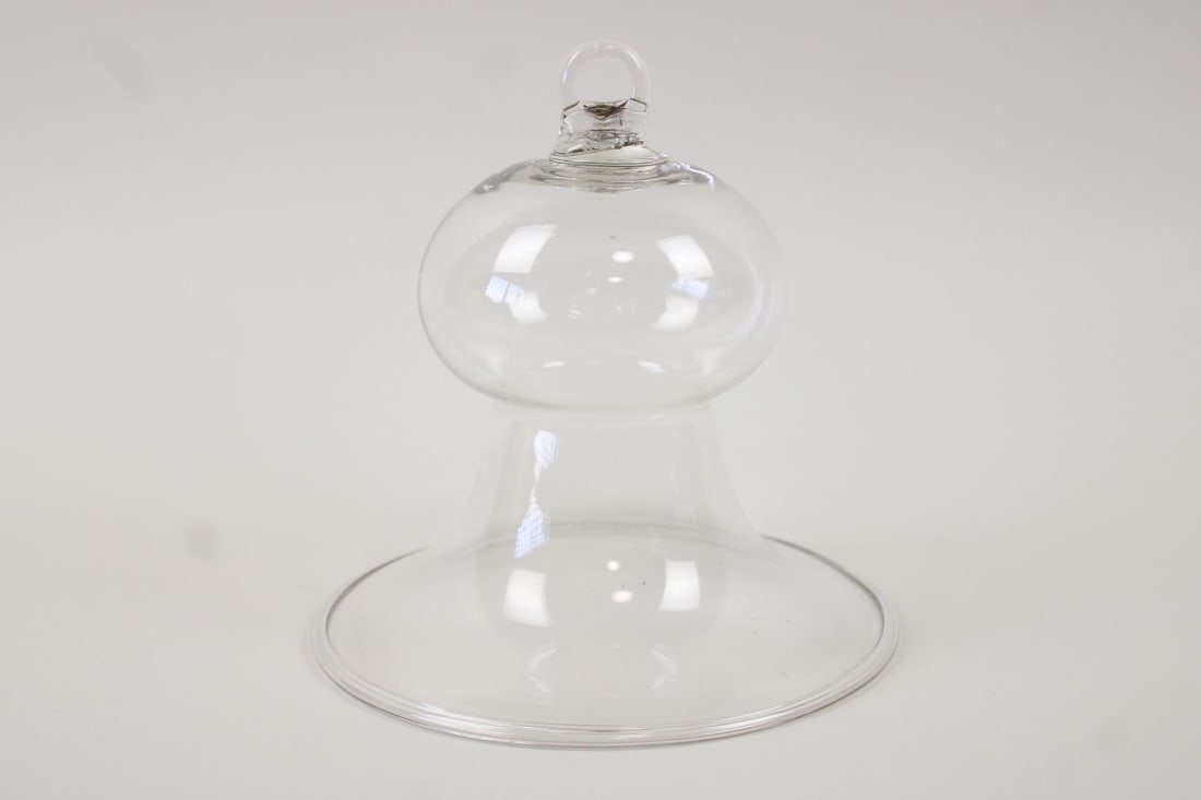 Victorian Sculptural Blown Glass Smoke Bell (1 of 5)
