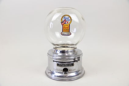 Ford Gum Chrome & Glass Gumball Vending Machine