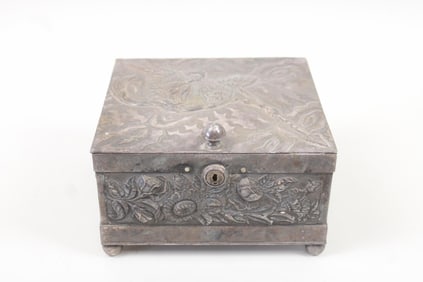Derby Silver Co. Silver Plated Trinket Box
