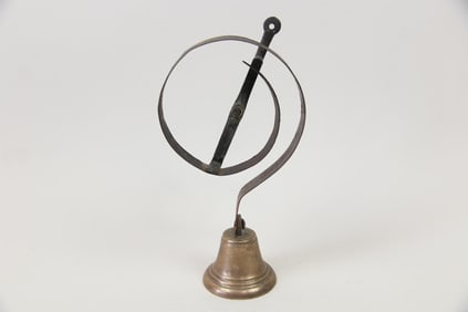 Brass & Iron Mechanical Shopkeeper Doorbell