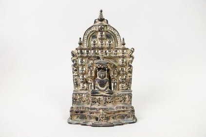 Jain Tirthankara Bronze Stele, Shrine