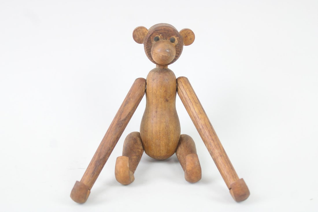 Danish Modern Wooden Hanging Monkey, Kay Bojesen Style (1 of 7)