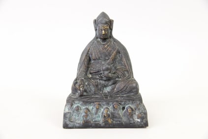Metal Statue, Padmasambhava as Medicine Buddha