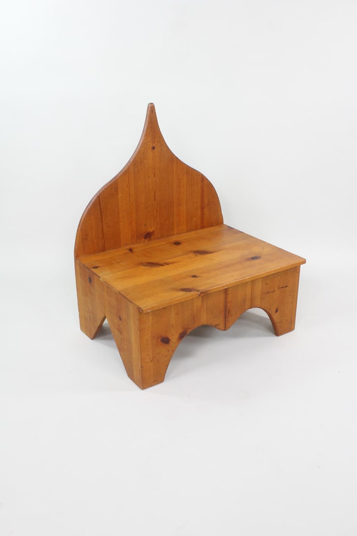 Pine Artisan Made Bench Chair (1 of 11)