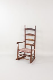 Shaker Rocking Chair with Woven Seat