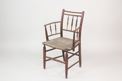 Wooden Sussex Chair with Split-weave Seat