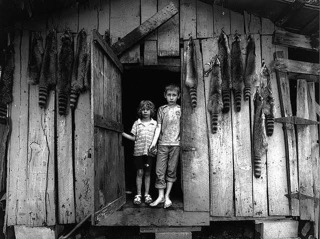 Shelby Lee Adams Salt & Truth Collectors Ed. #2 , Billy & Bethany with Coonskins (1 of 16)