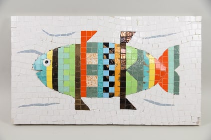 Underwater Fish Tile Mosaic Wall Art