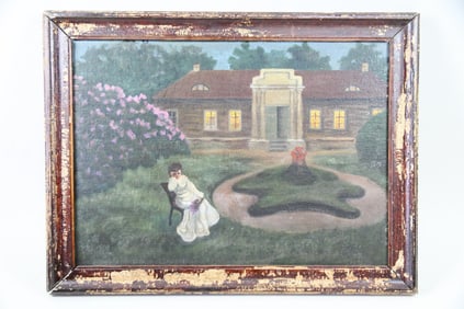 Painting After Stanislav Zhukovsky's "Sleepless Nights"