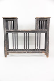 Arts & Crafts Double Wooden Plant Stand