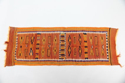 Bessarabian Tribal Kilim Wool Runner