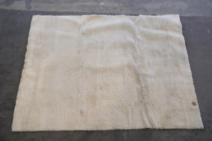 Danish Modern Ege Axminster Wool Shag Rug, 8 x 11 Ft