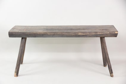 Primitive Peg Leg Bench