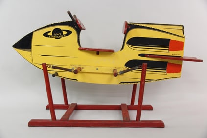 Space Commander Rocket Ship Riding Toy