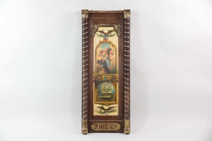 Wooden Fire Engine Door Panel Paint Decorated