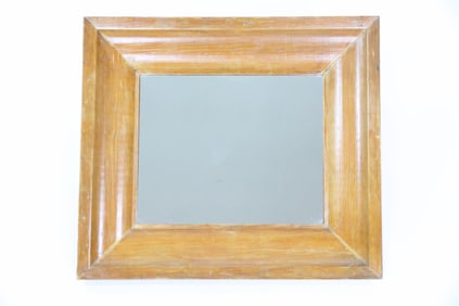 Thick Deep Wood Framed Ogee Mirror