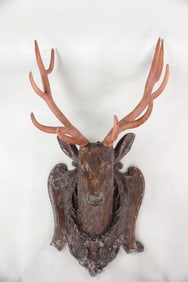 Large Faux Deer Taxidermy Wall Mount Buck with Antlers