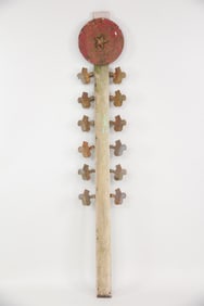 Antique Cast Iron Shooting Gallery Targets, Bullseye and Squirrels