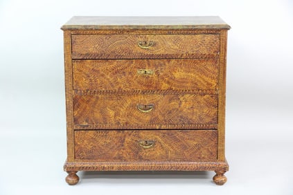 Sponge Painted Chest of Drawers Dresser