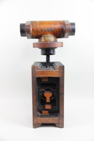 Industrial Wood Foundry Molds Assemblage Sculpture