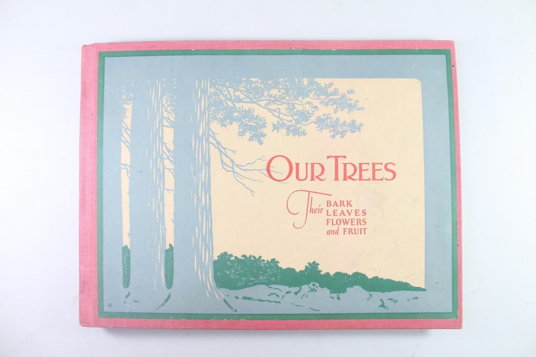 1936 "Our Trees" by Sam Gabriel Herbarium Book w/Specimens, Herbs (1 of 20)