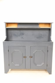 Antique Painted Wood Dry Sink