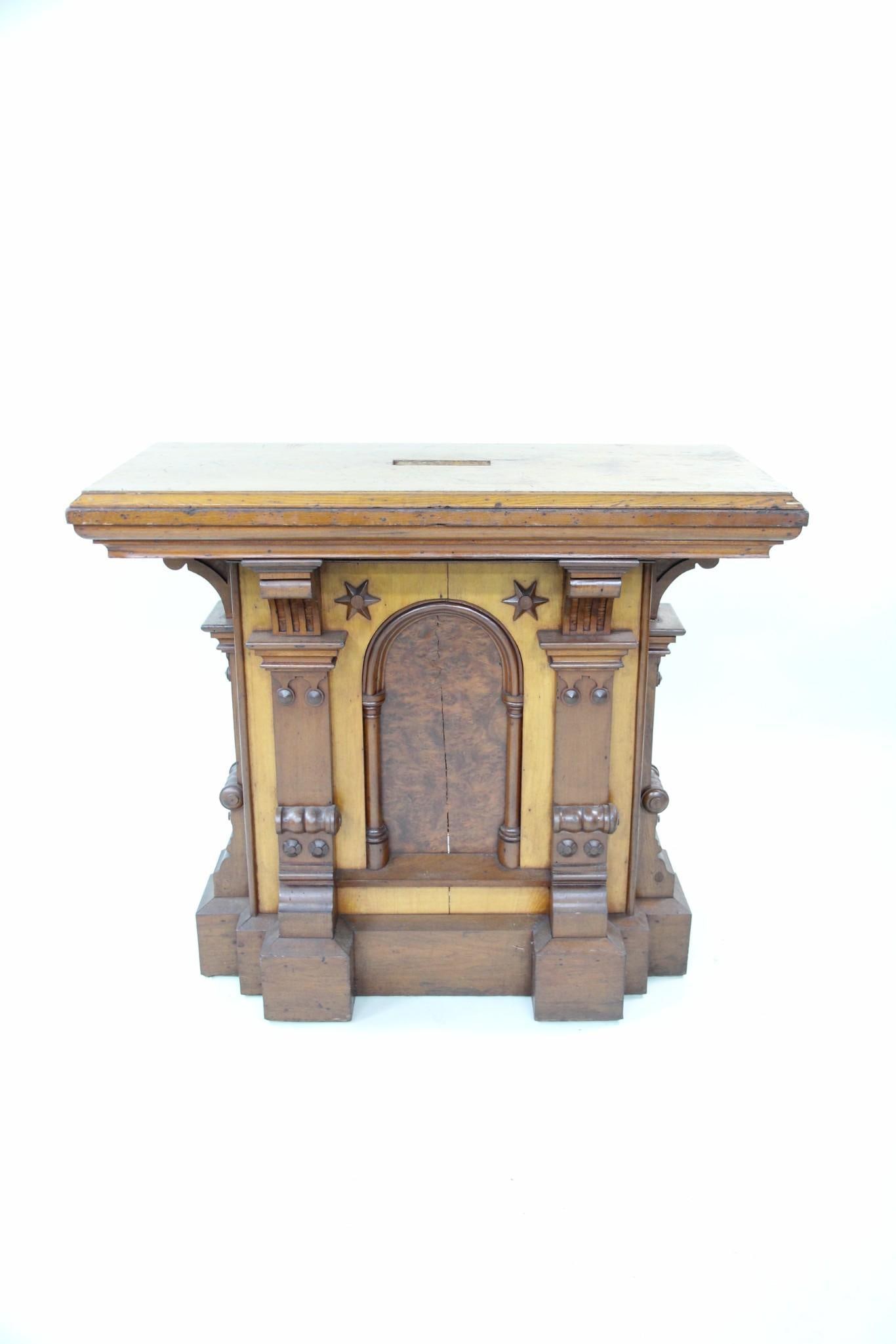 Decorative Eastlake Wood Podium (1 of 7)